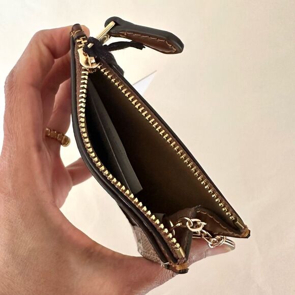 LAST ❤️ Coach X Peanuts Mini Skinny Id Case Signature Canvas With Snoopy CBT14 - Picture 4 of 6